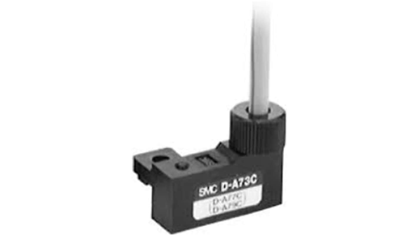 SMC NO Reed Switch Auto Switch, D-A73C Series, 24V dc, with LED indicator