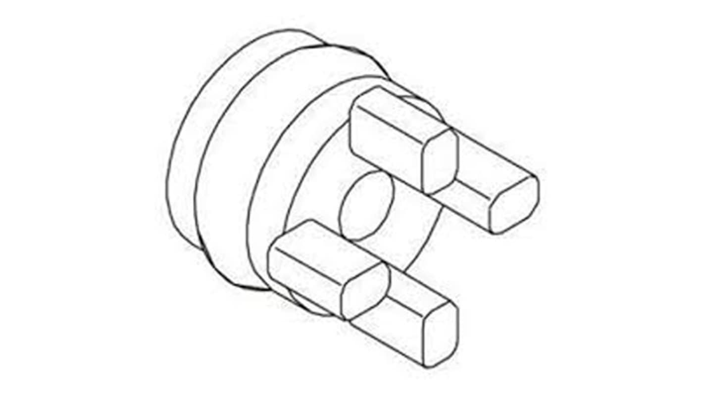 SMC SX3000 series End Cap for use with Manifold Block, SX3000-77-1A