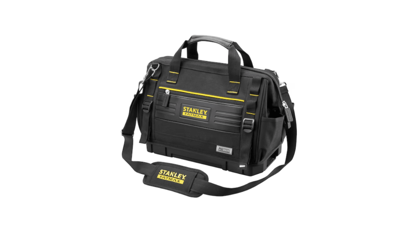 Stanley 600 Denier Fabric Tool Bag with Shoulder Strap 450mm x 300mm x 250mm