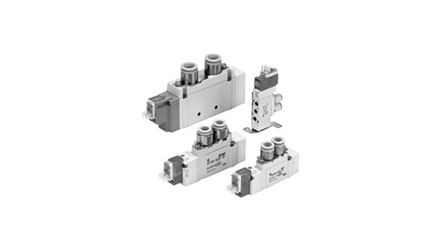 SMC 5/2 & 5/3 Pneumatic Solenoid Valve - Solenoid G 1/8 SY5000 Series