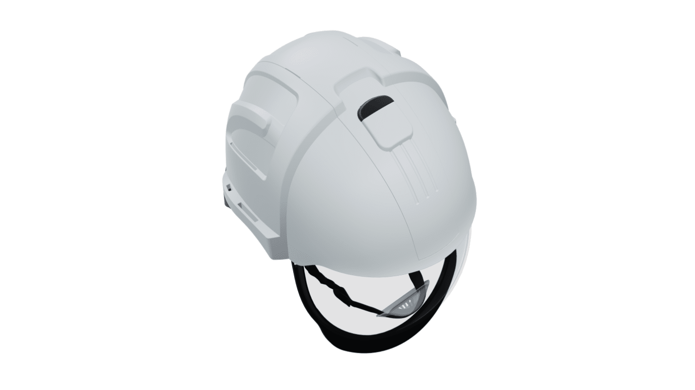 Penta Visarc White Hard Hats with Chin Strap, Adjustable