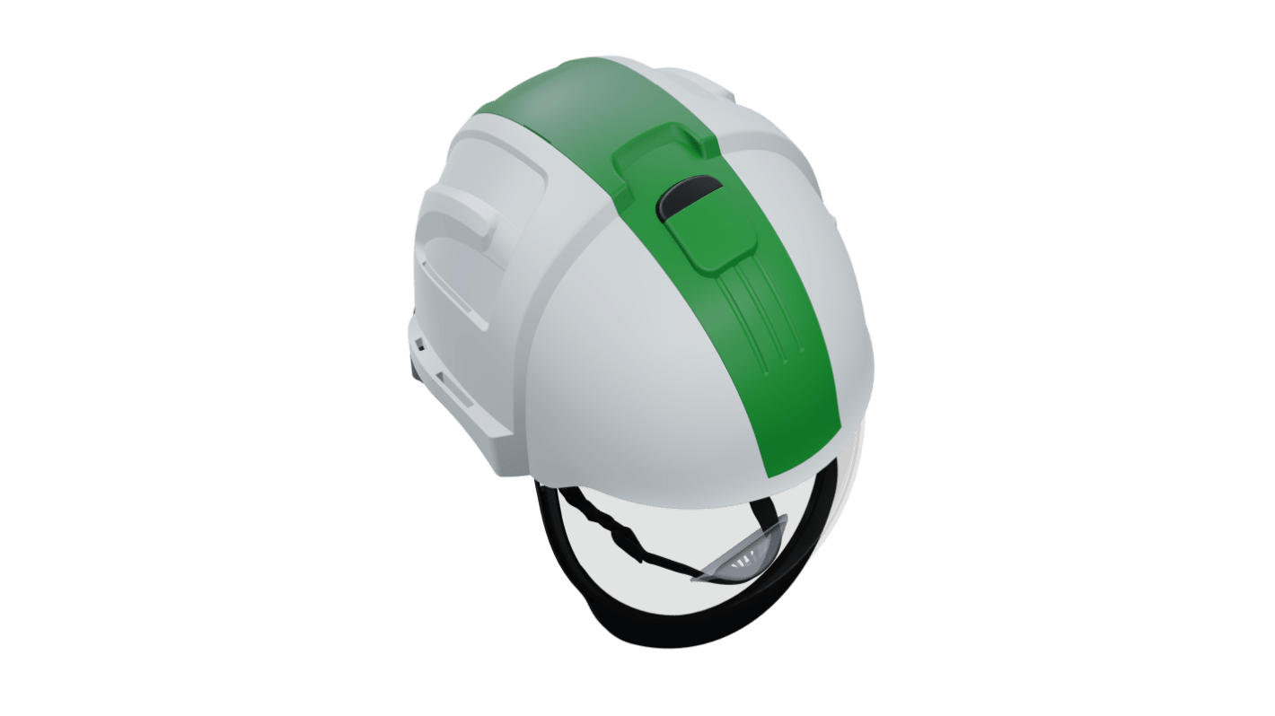 Penta Visarc White Hard Hats with Chin Strap, Adjustable