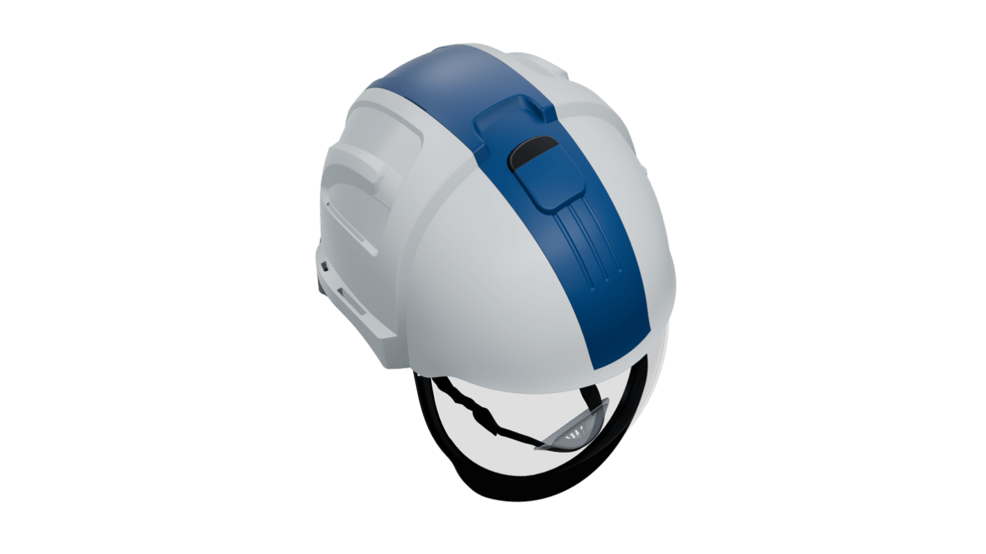 Penta Visarc White Hard Hats with Chin Strap, Adjustable