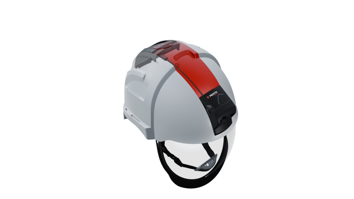 Penta ABS Black, Red Hard Hat Light, Penta Helmets