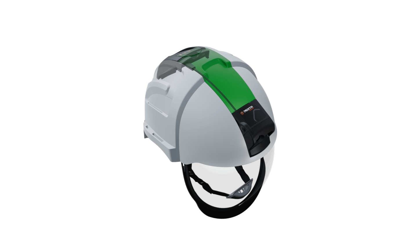Penta ABS Black, Green Hard Hat Light, Penta Helmets