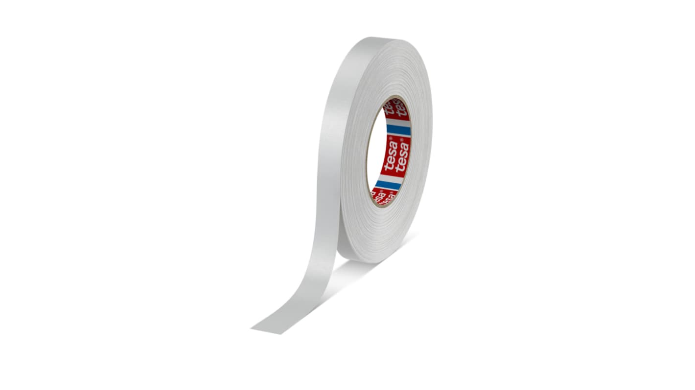 Tesa 04651-00509-00 Cloth Tape, 50m x 19mm, Yellow, Acrylic Coated Finish