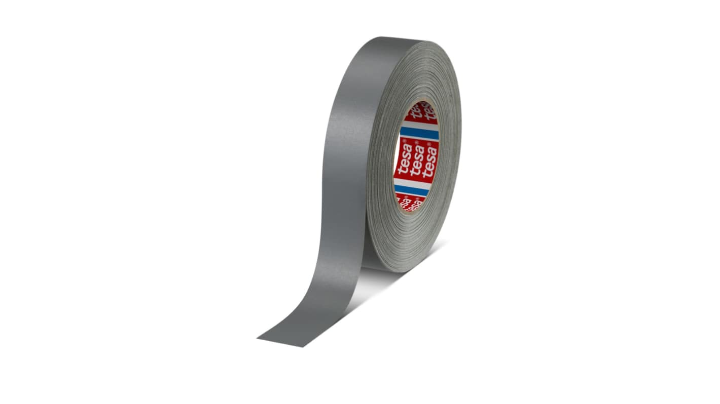 Tesa 04651-00536-00 Cloth Tape, 50m x 30mm, Yellow, Acrylic Coated Finish