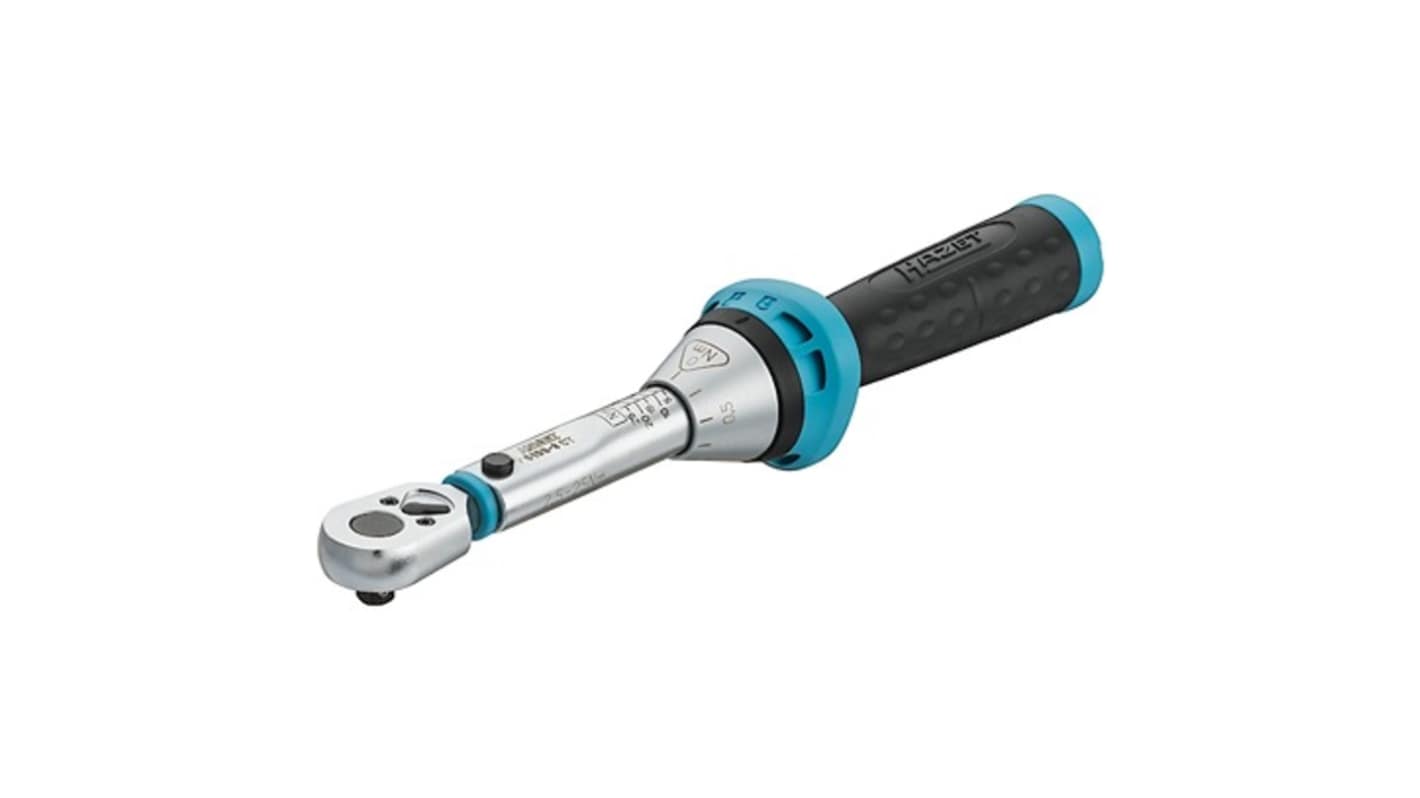 HAZET Torque Tester, 2.5 → 25Nm, 1/4in Drive, 3 % Accuracy, 0.25Nm Increment