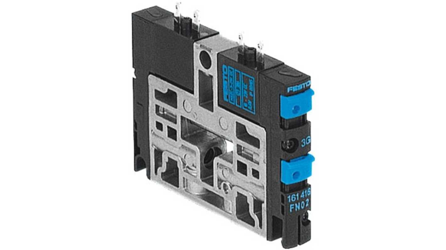 Festo 2x2/2-Way, Monostable, Open/Closed Pneumatic Solenoid Valve - Electrical M7 CPV10 Series 24V dc