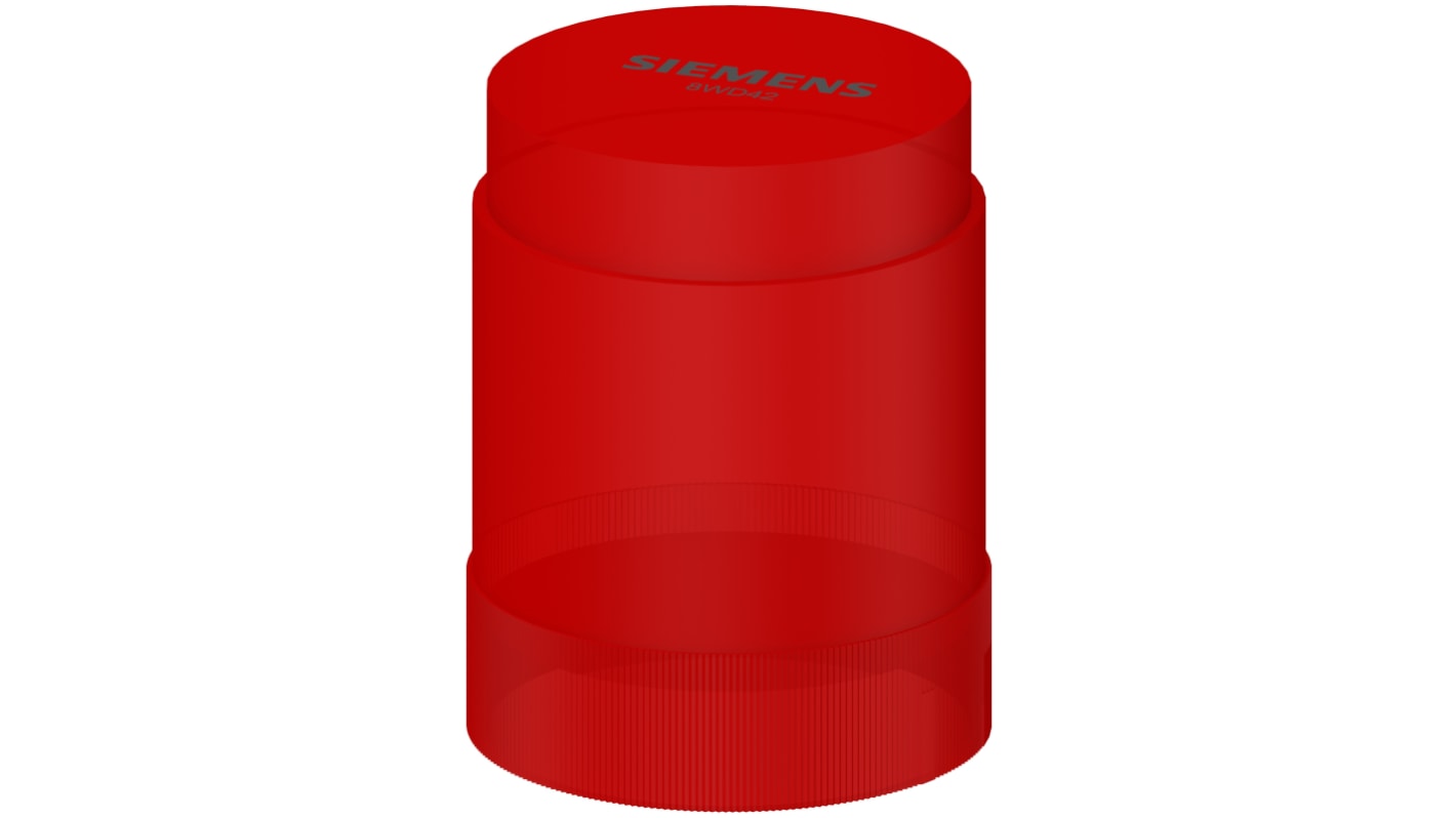 Siemens 8WD4 Series Red Blinking Effect Flashing Light Element for Use with Signalling Column, 115 V, LED Bulb, AC, IP54