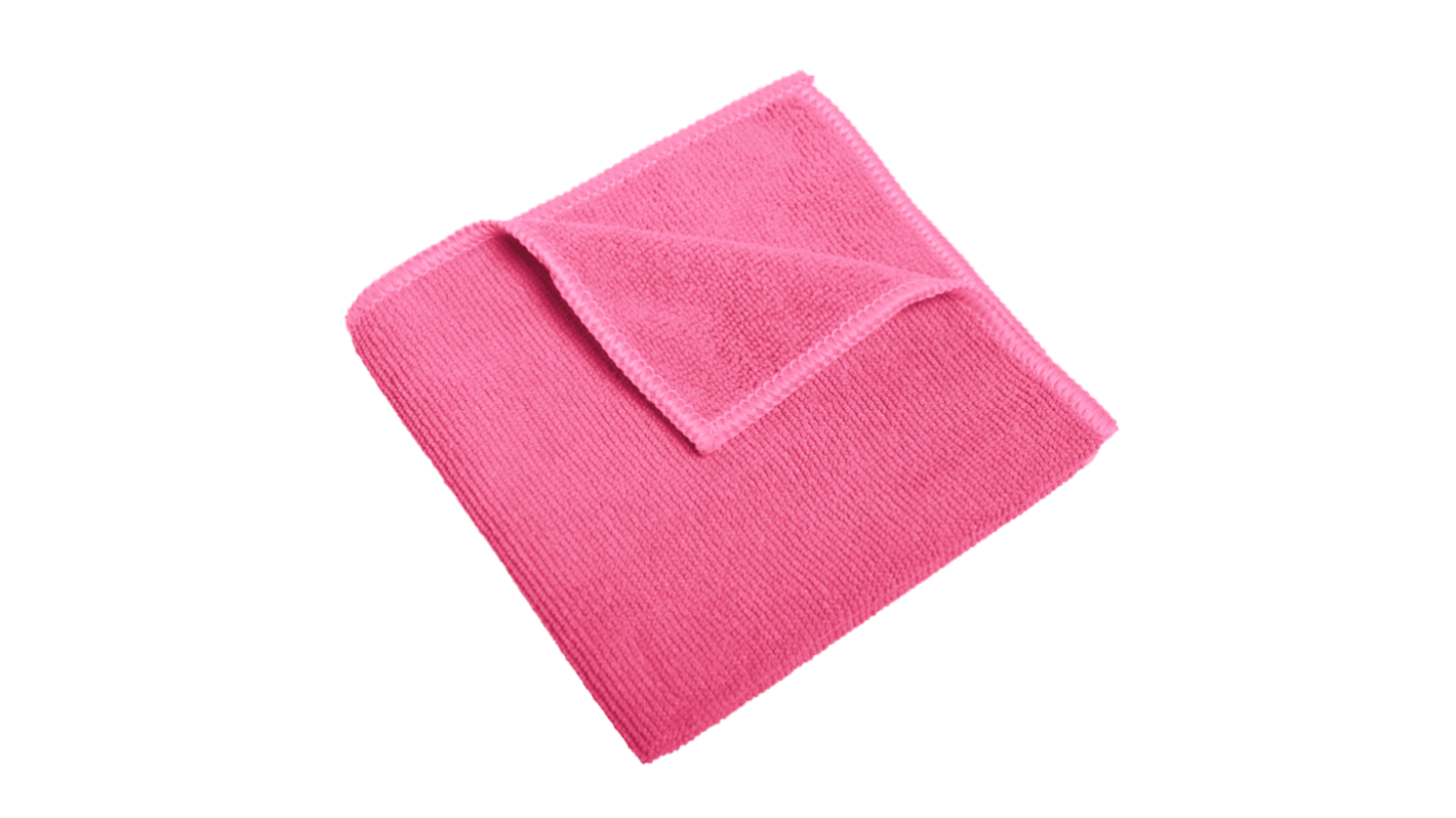 Mapa MF Recycled Multi Pink Polyamide, Polyester Cloths for Cleaning, Dry, Wet Use, Carton, Pack of 12, 380 x 360mm,