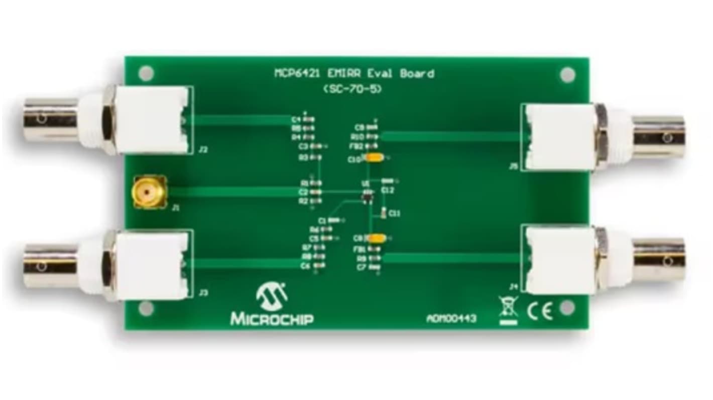 Microchip ADM00443, MCP6421 And MCP6411 EMIRR Eval Board Evaluation Board Evaluation Board for Electromagnetic