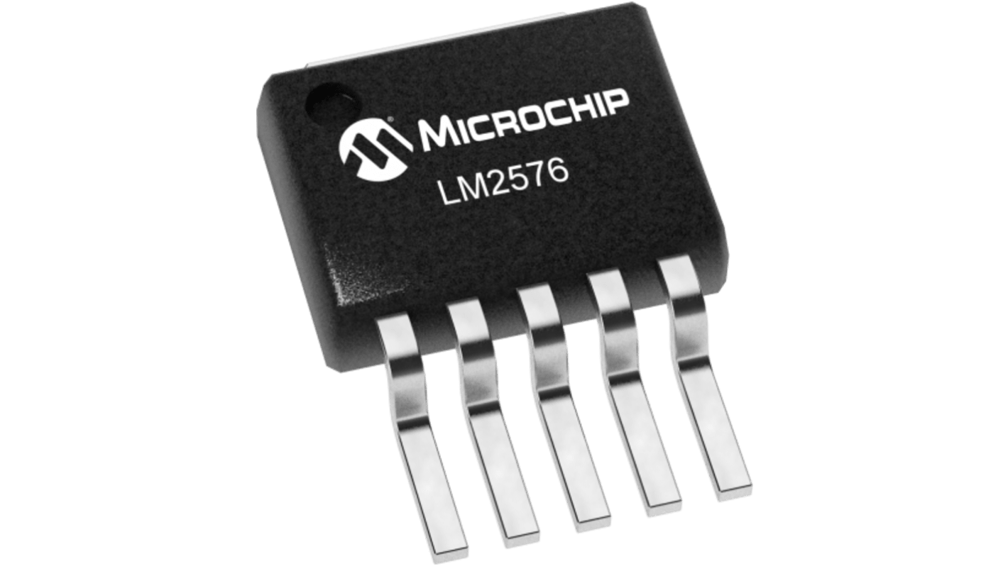 Microchip, LM2576WU Step-Down Switching Regulator, 1-Channel 0.003A Adjustable 5-Pin, DDPAK