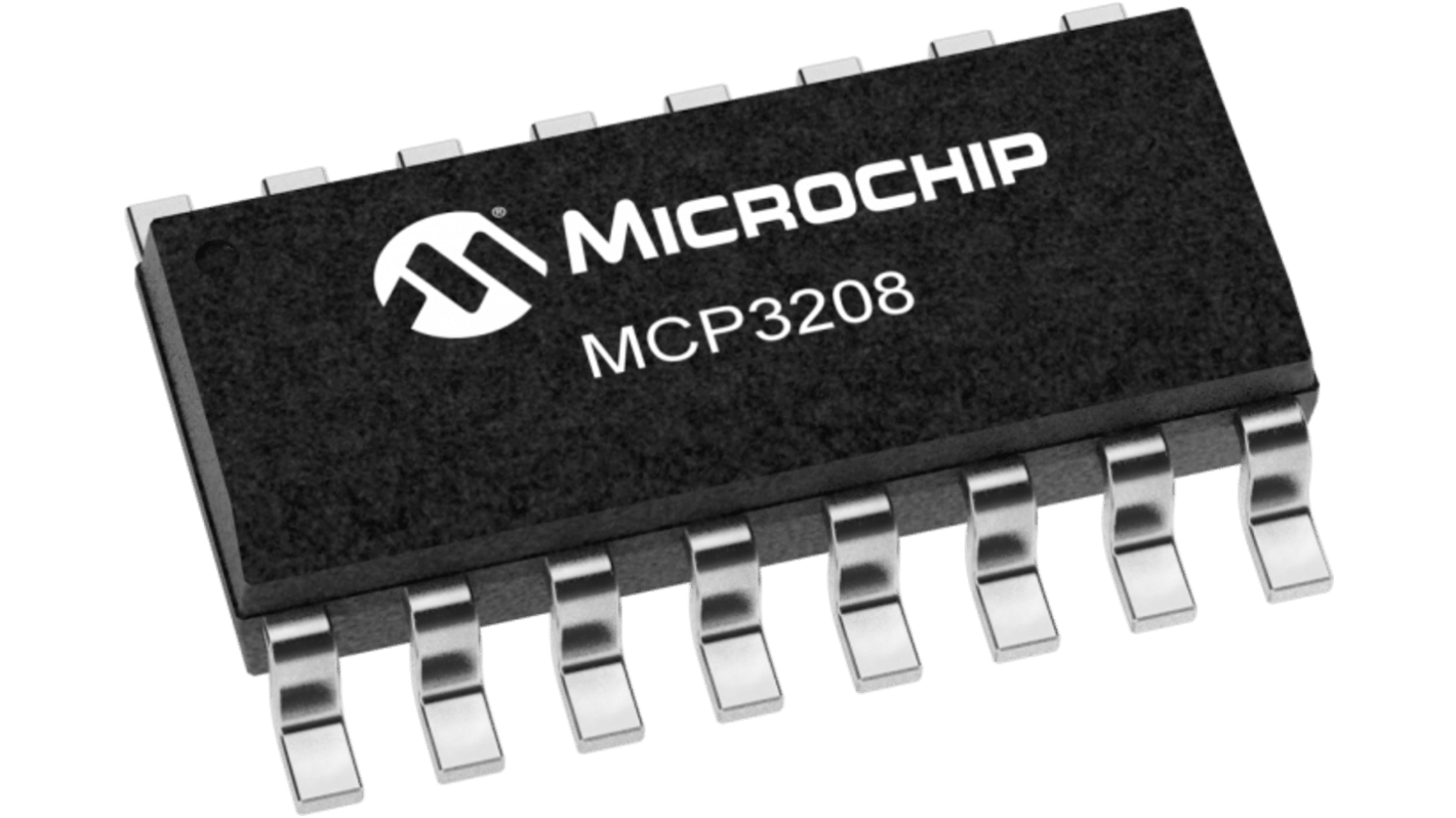 Microchip, Quad 12- ADC 100ksps, 16-Pin SOIC