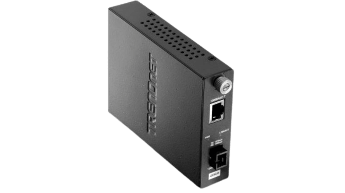 Trendnet RJ45, SC Ethernet Media Converter, Single Mode, 2000Mbit/s, Full Duplex 40km