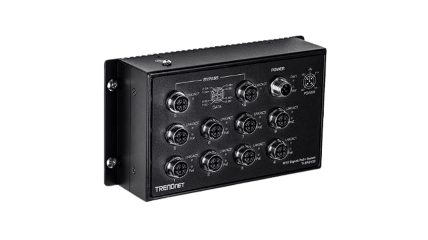 Trendnet TI-XPG102, Network Switch 10 Port Ethernet Switch With PoE