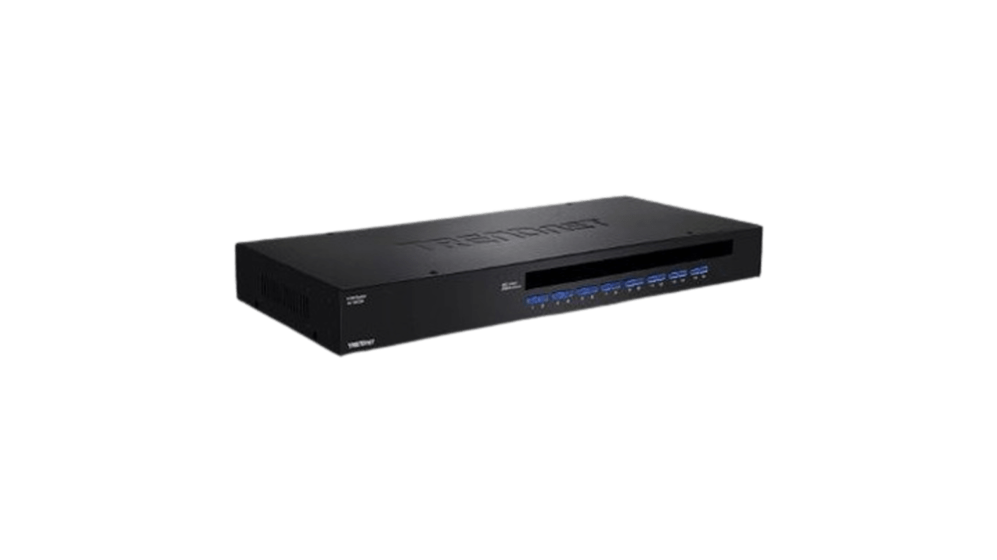 Trendnet 16 Port 16 PS/2, USB VGA KVM Switch, 2048 x 1536 Maximum Resolution