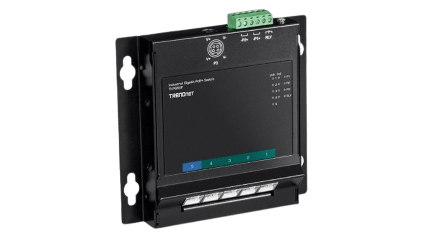 Trendnet TI-PG50F, Network Switch 5 Port Switch With PoE