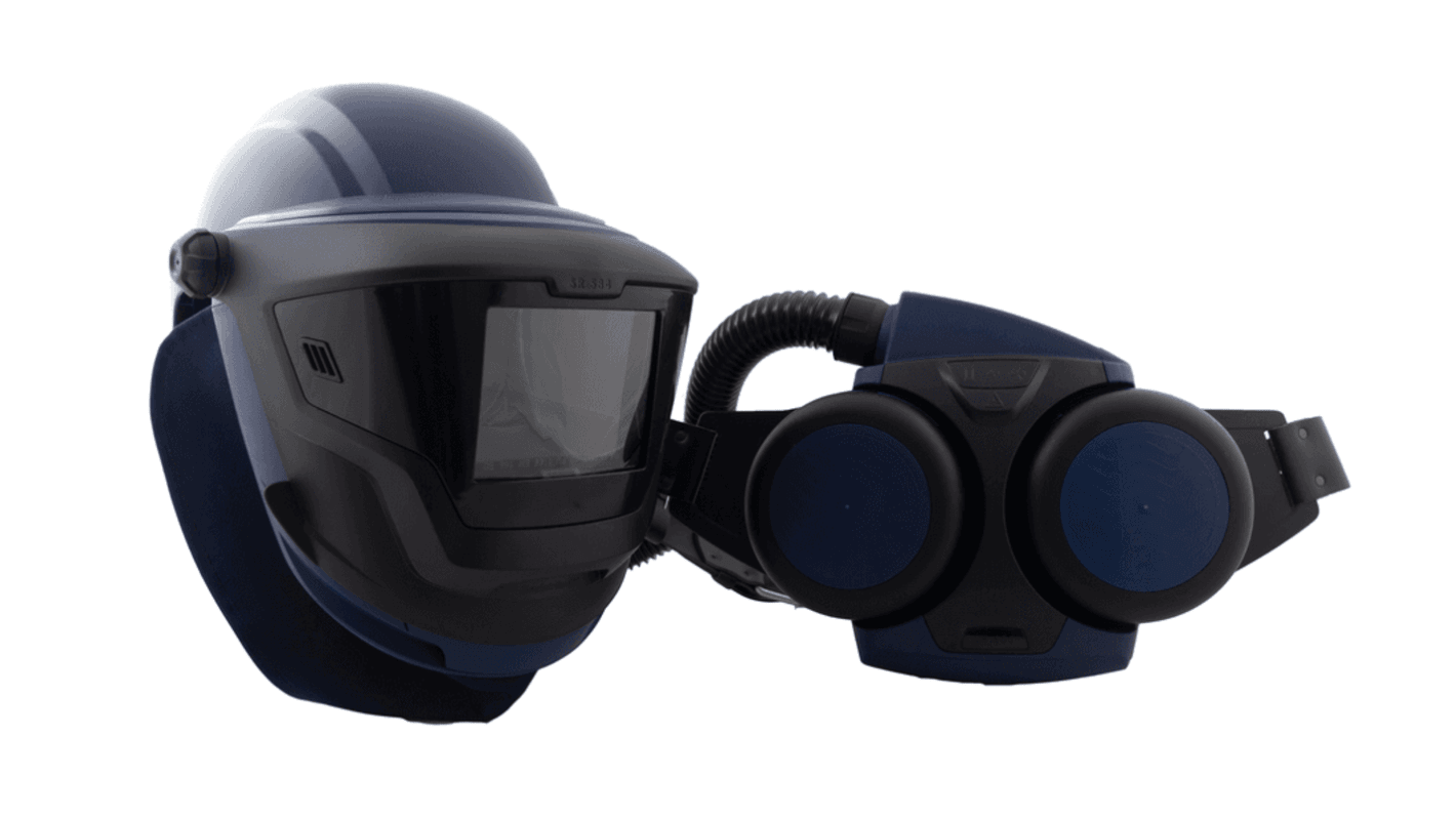 Sundstrom H06 Series Powered Powered Respirator Kit Helmet (without Lens), 2 Filters, EN 12941