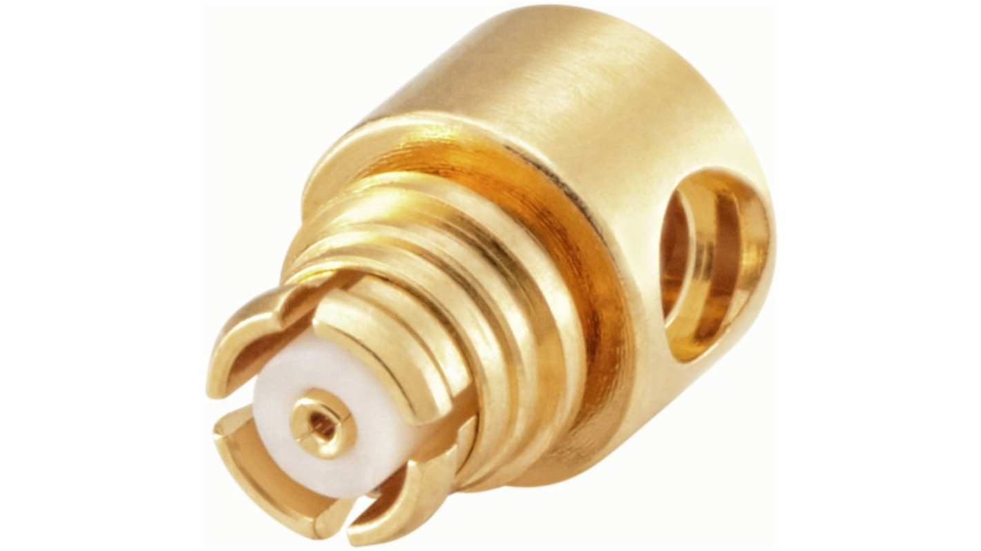 Rosenberger 19K207 Series, Jack Surface Mount MCX Connector, Solder Termination, Right Angle Body