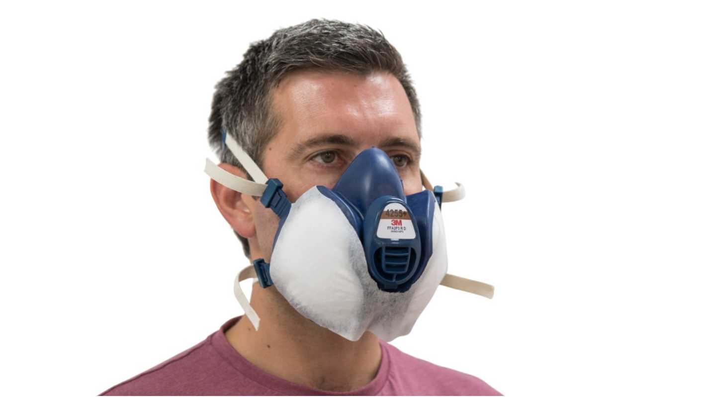 3M 4000+ Series Series Overspray Guard Head Cover