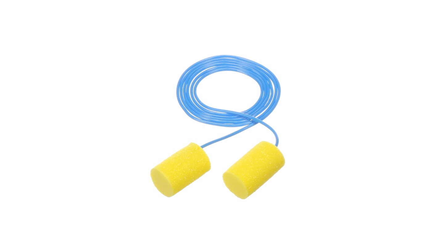 3M E-A-R Classic Series Yellow Disposable Corded Ear Plugs, 31dB Rated, 2000Pair Pairs