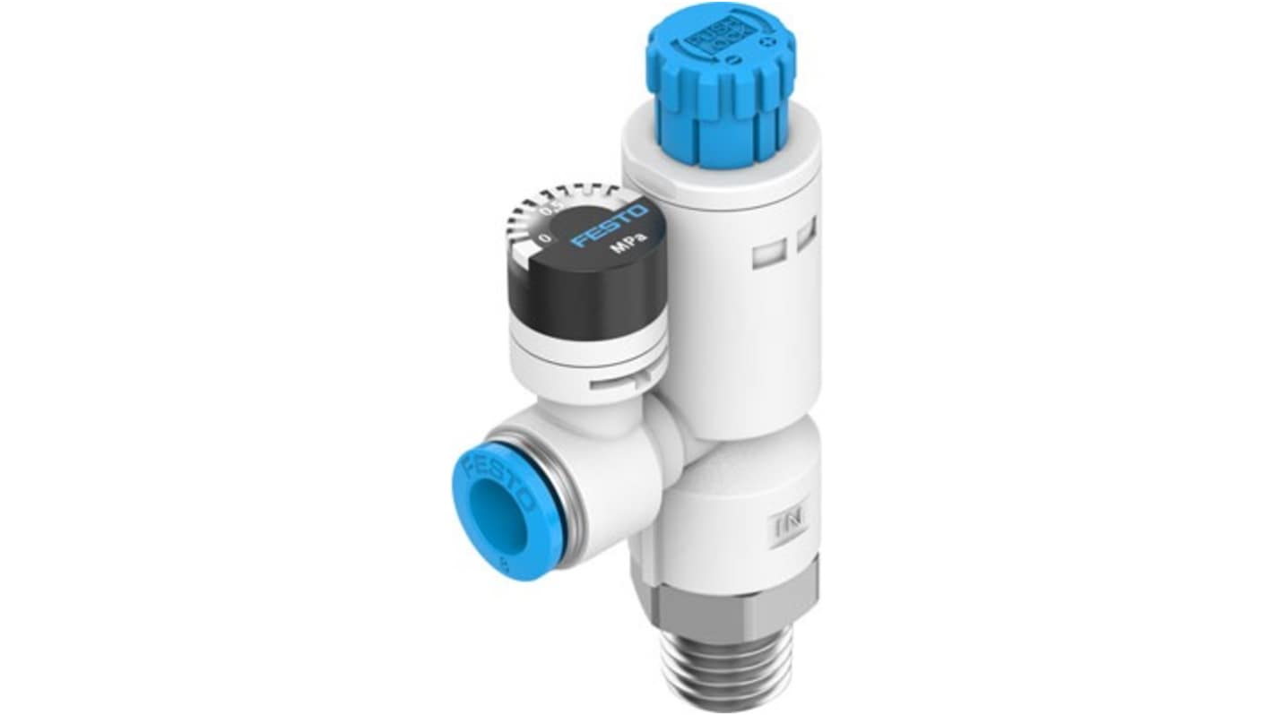 Festo VRPA Threaded Tube Regulator, NPT 1/8 x 5/16in, NPT, 1/8 in