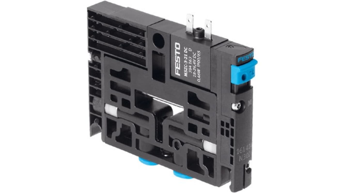 Festo 5/2-Way, Monostable Pneumatic Solenoid Valve - Electrical M7 CPV10 Series 24V dc