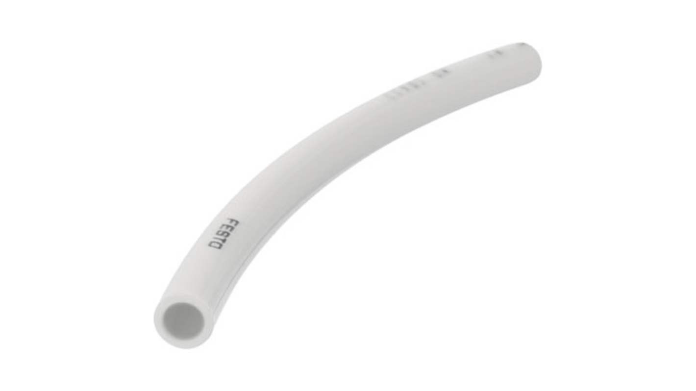 Festo PEN PE, Flexible Tubing, 5.7mm ID, 8mm OD, Silver