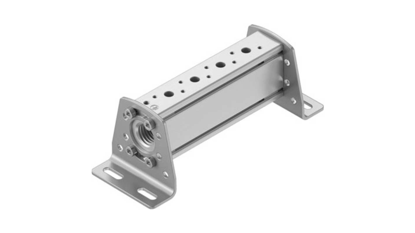 Festo VABM-B10 series 4 station NPT 3/8 Manifold for use with Solenoid And Pneumatic Valve, 576377