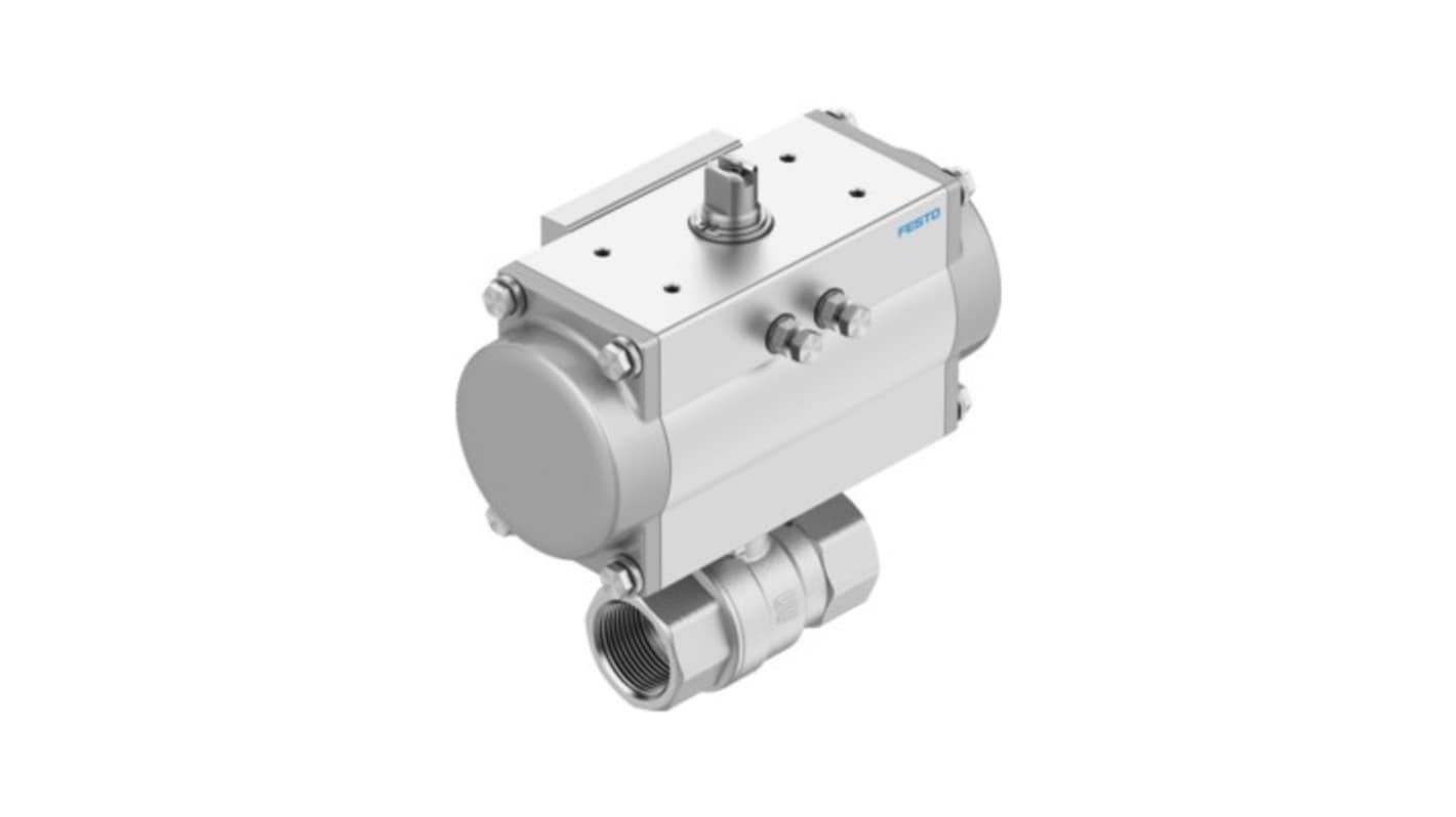Festo Ball Valve type Pneumatic Actuated Valve, 8 bar