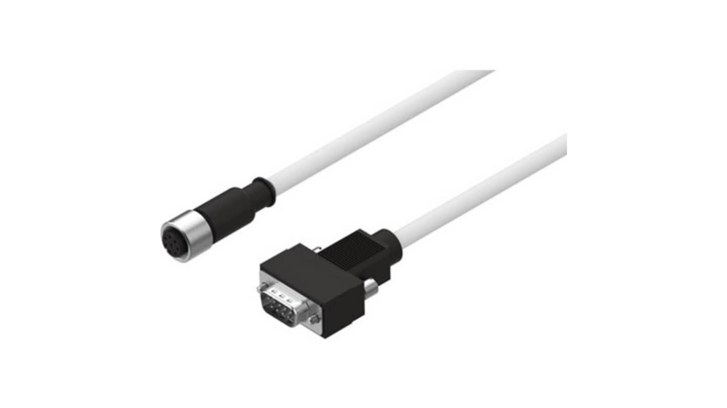 Festo NEBM Series Encoder Cable for Use with Servo Drives, 5m Length, 0 → 30 V,1599105
