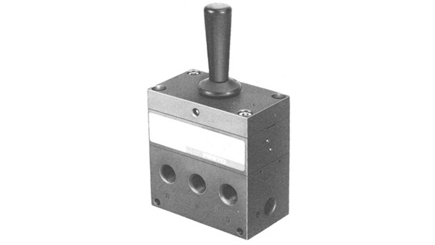 Festo Manual Directional Control Valve Pneumatic Control Valve H Series Series, G 1/4, 1/4in, 4577