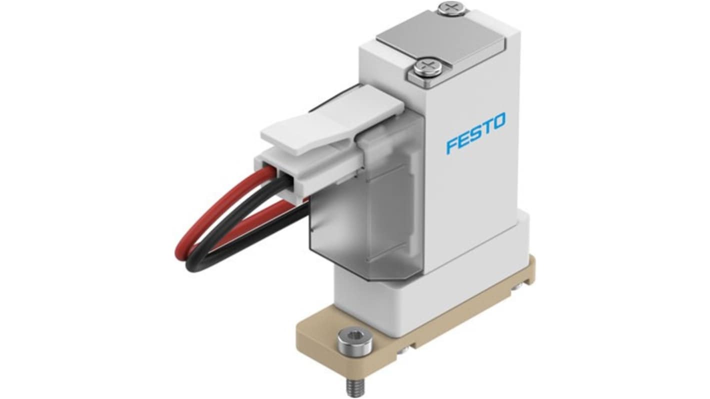 Festo 3/2-Way, Monostable Pneumatic Solenoid Valve - Electrical VYKB Series 12V dc