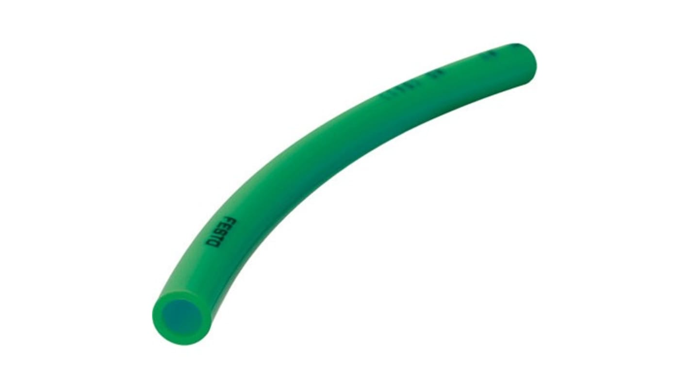 Festo PEN PE, Flexible Tubing, 10.8mm ID, 16mm OD, Green
