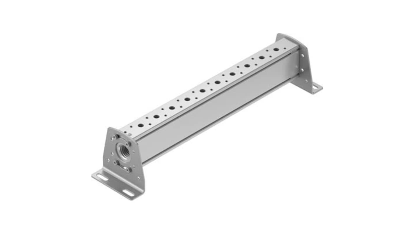 Festo VABM-B10 series 10 station NPT 1/2 Manifold for use with Solenoid And Pneumatic Valve, 8026236