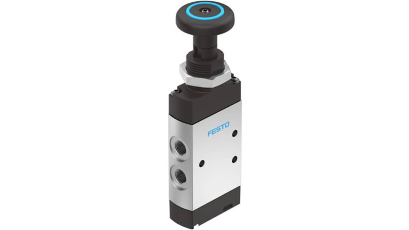 Festo Manual Directional Control Valve Pneumatic Control Valve VHEF Series, NPT 1/8, 1/8in, 5299722