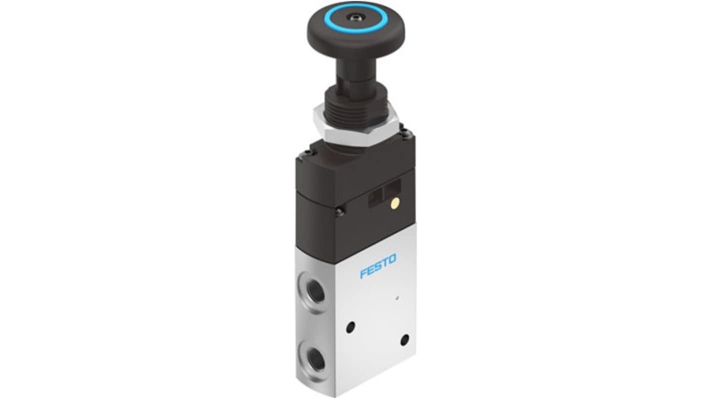 Festo Manual Directional Control Valve Pneumatic Control Valve VHEF Series, NPT 1/8, 1/8in, 5299719