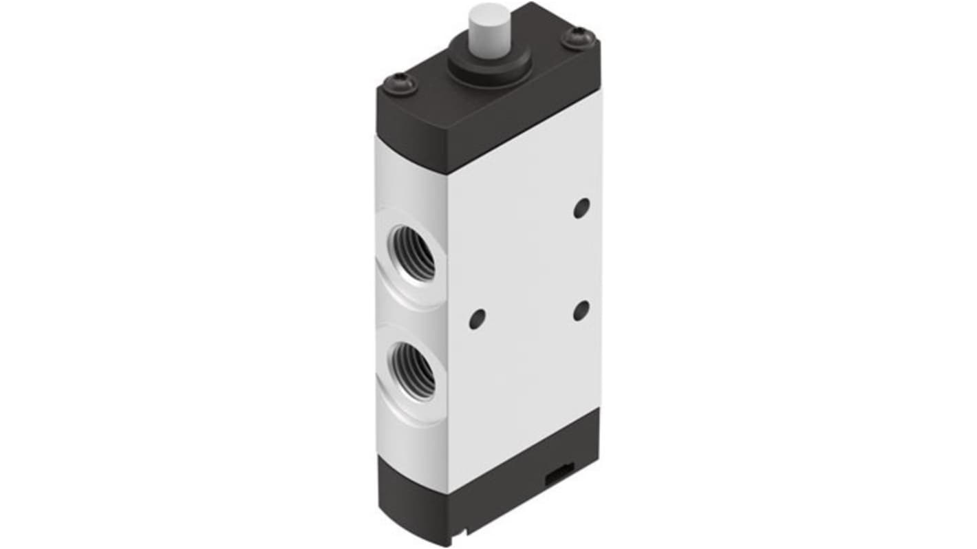 Festo Directional Control Valve type Pneumatic Actuated Valve, NPT 0.25in to NPT 0.25in, 10 bar