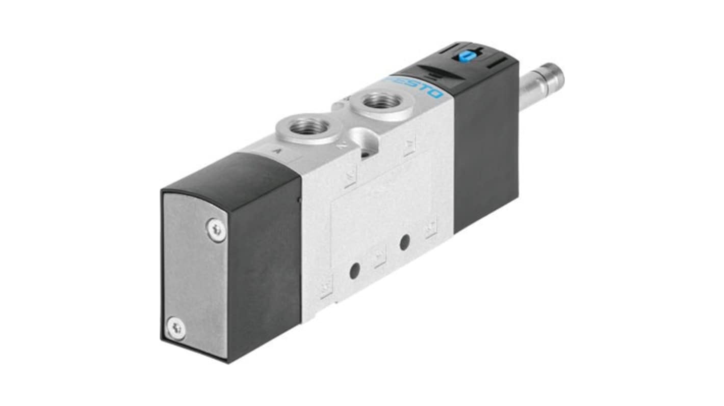 Festo 5/2-Way, Monostable Pneumatic Solenoid Valve - Electrical NPT 3/8 VUVS Series