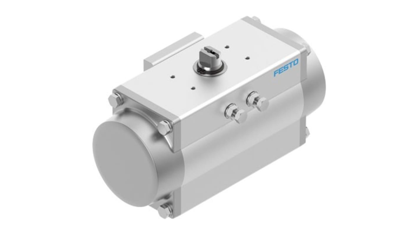 Festo DFPD Series 8 bar Single Action Pneumatic Rotary Actuator, 90° Rotary Angle, 120mm Bore