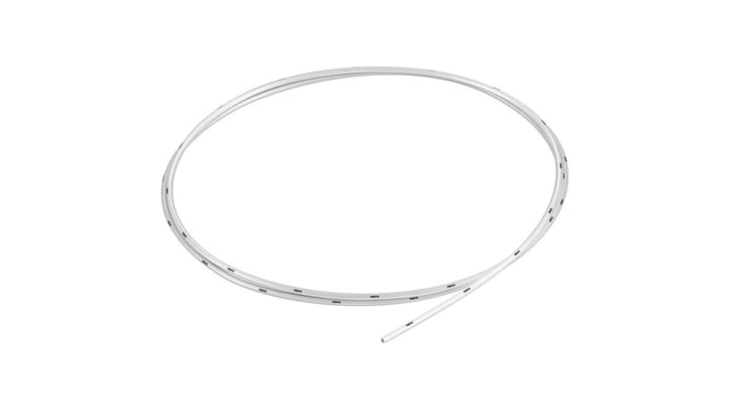 Festo PUN TPE, Flexible Tubing, 1.2mm ID, 2mm OD, Natural