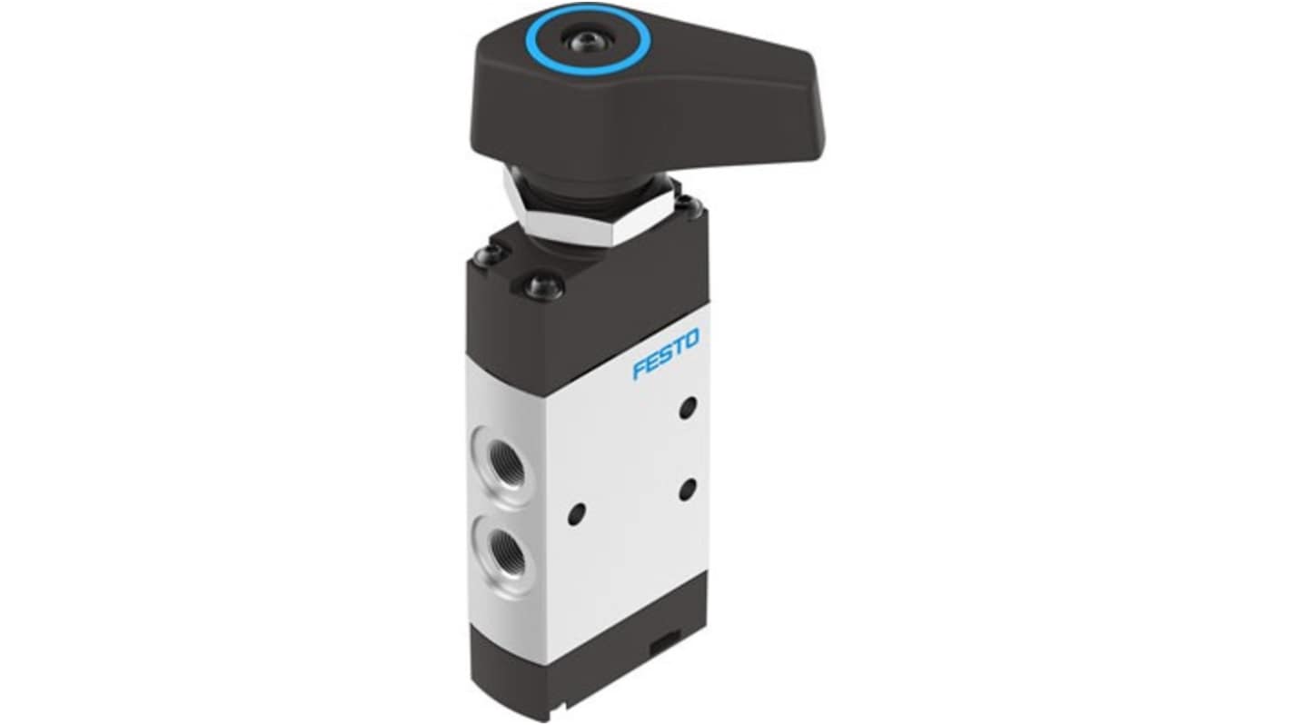 Festo Manual Directional Control Valve Pneumatic Control Valve VHEF Series, NPT 1/8, 1/8in, 8080986