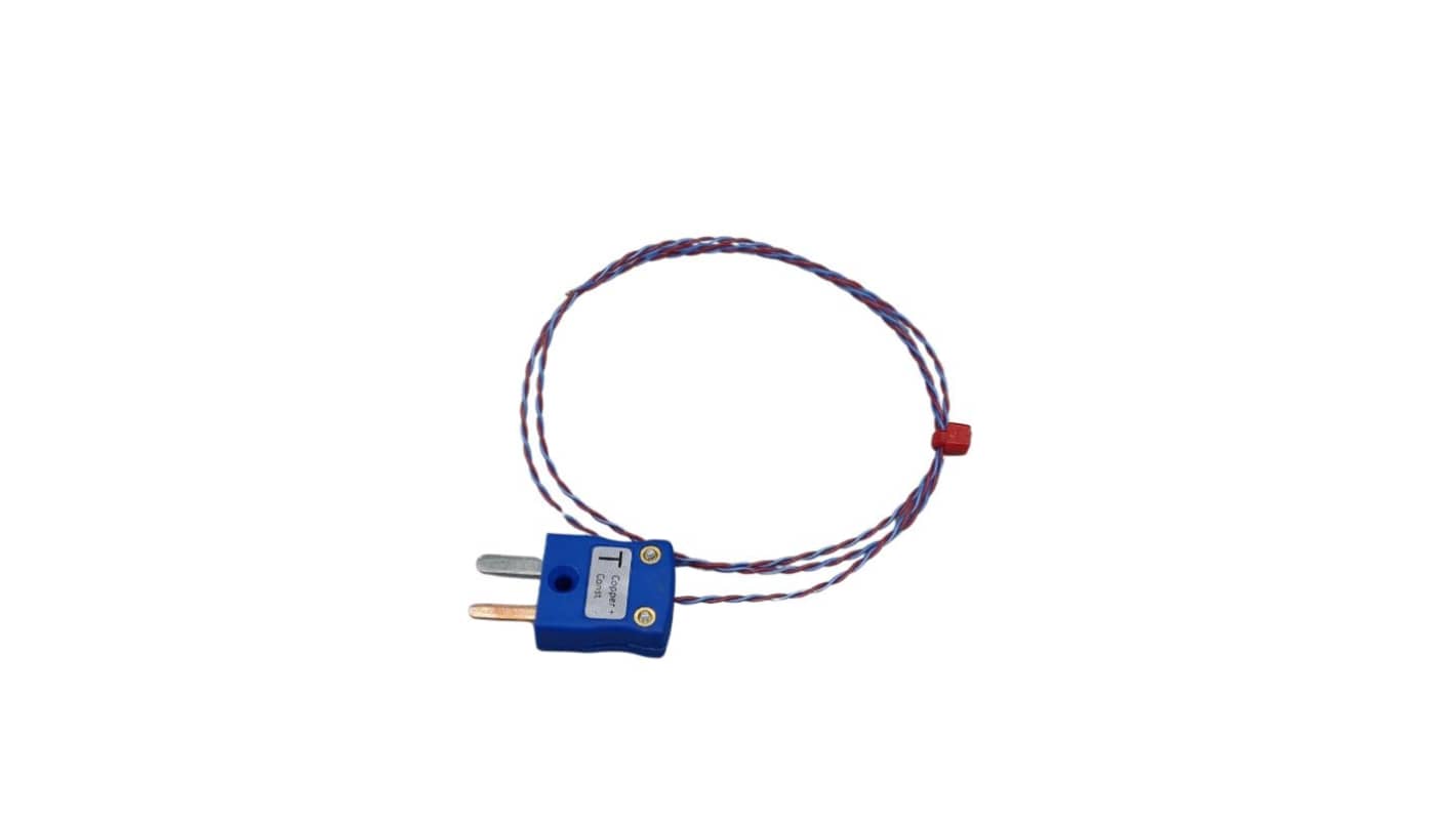 RS PRO Type Type T Thermocouple 0.3m Length, 1/0.3mm Diameter, -75°C → +250°C