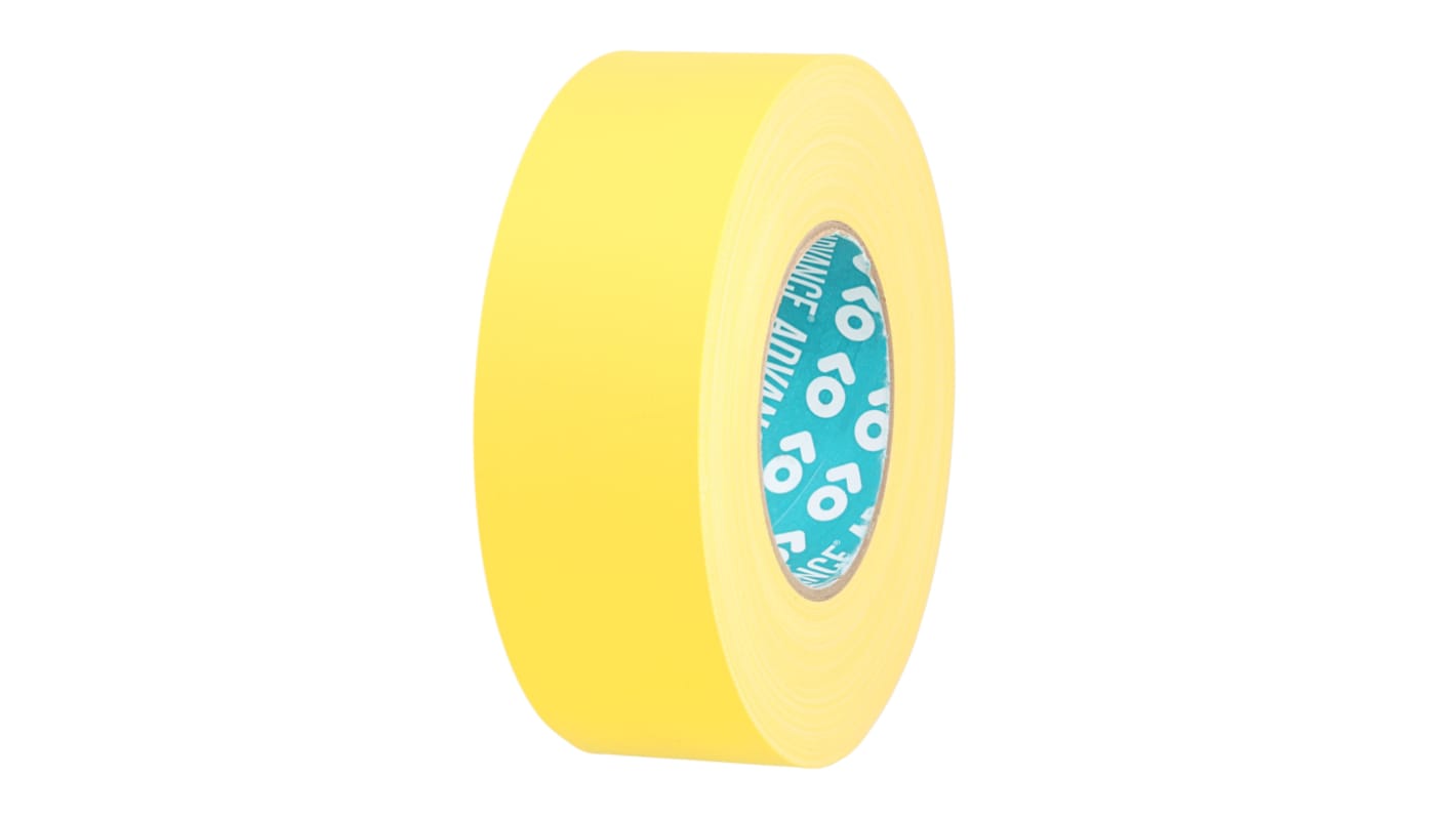 Advance Tapes AT170 201170 Duct Tape, 50m x 50mm, Yellow, Gloss Finish