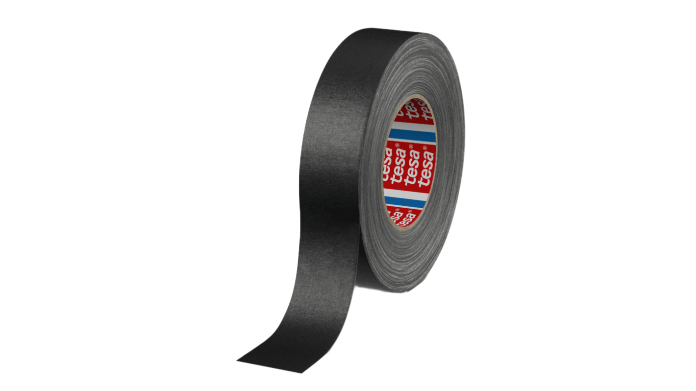 Tesa Tesa 4661 Cloth Tape, Amber, Black, Blue, Green, Grey, Red, White, Yellow, Acrylic Coated Finish