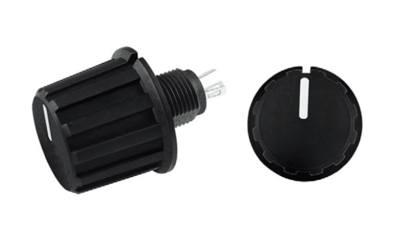 Vishay P16F Linear Potentiometer 1-Gang Panel Mount, P16FNP104KA