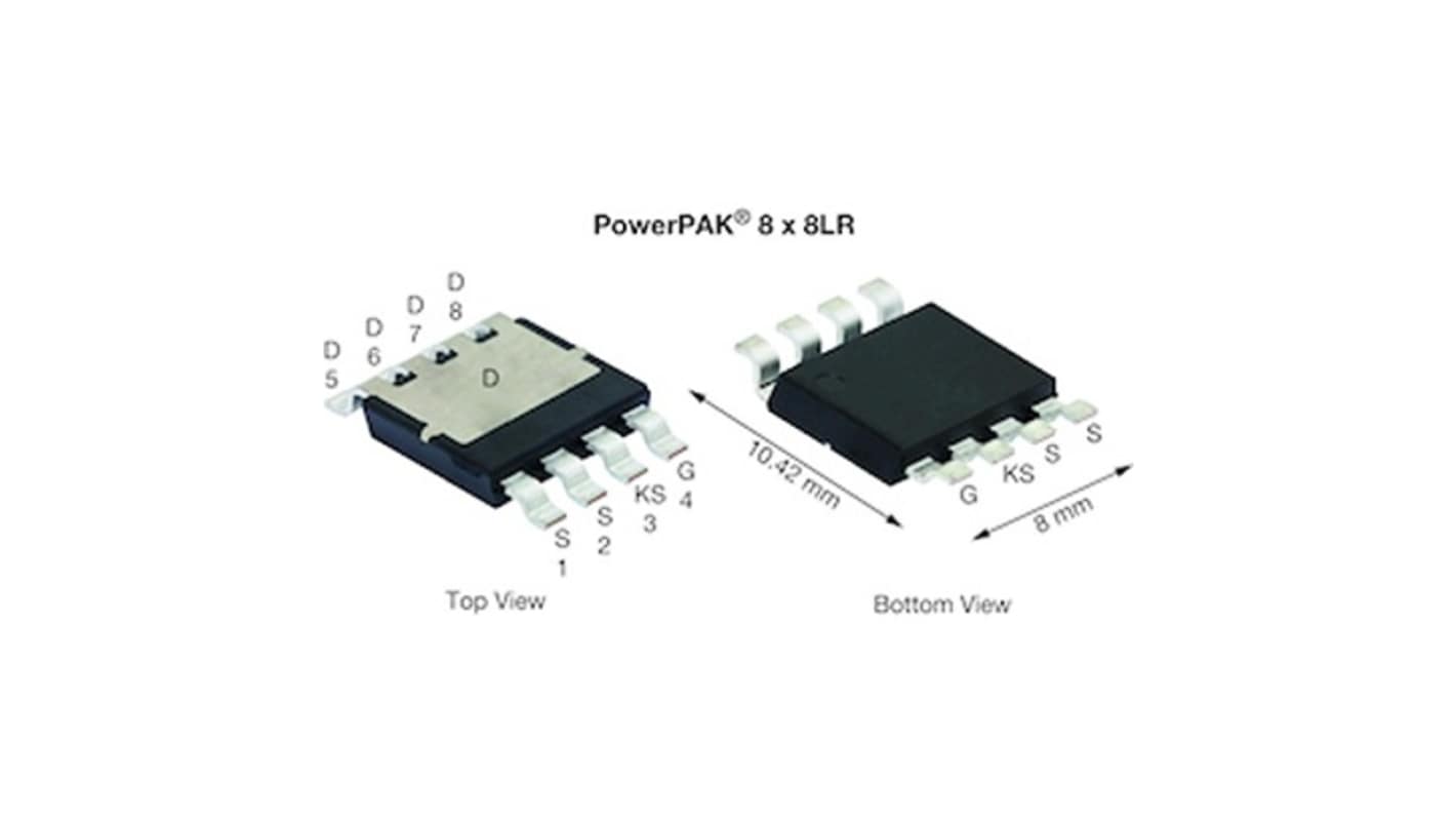 Vishay E Series N-Channel MOSFET, 32 A, 600 V, 8-Pin PowerPAK SIHR120N60E-T1-GE3