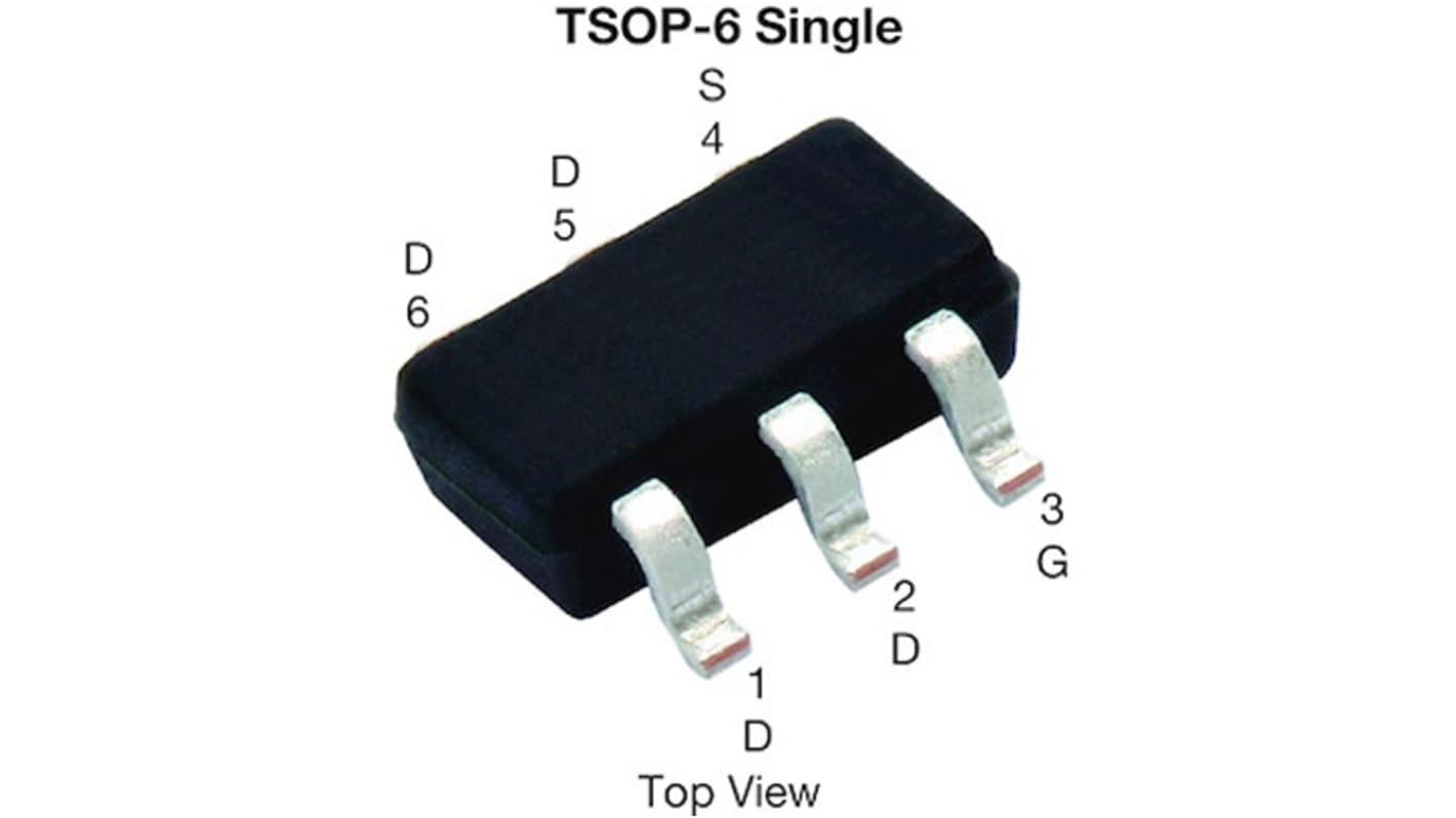 Vishay SI3122DV N-Channel MOSFET, 1.3 A, 100 V, 6-Pin PowerPAK SI3122DV-T1-GE3
