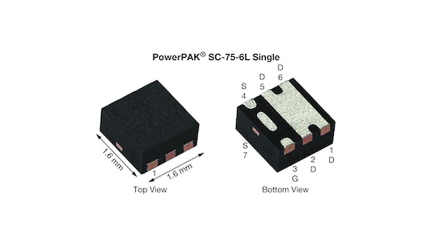 Vishay SIB4122DK N-Channel MOSFET, 5.9 A, 100 V, 7-Pin PowerPAK SIB4122DK-T1-GE3